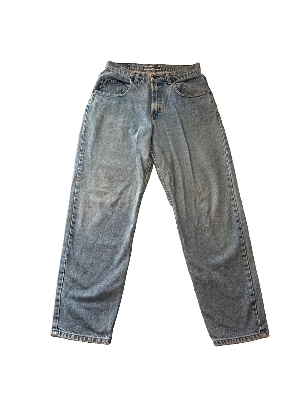 Vintage GAP Mens Baggy Fit Relaxed Taper Jeans 32X32 Light Blue Wash Denim USA